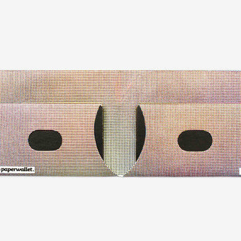 Slim Wallet Dots - Open Wallet Inside Design with cards and cash