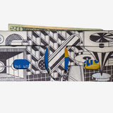 Slim Wallet "Hey, there you are!" - Open Wallet Inside Design