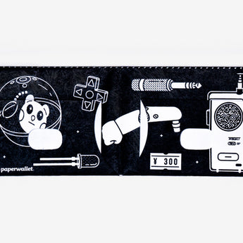 Slim Wallet Fizzy Static - Open Wallet Inside Design