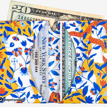 Micro Wallet The Garden - Open Wallet Inside Design