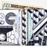 Micro Wallet "Hey, there you are!" - Open Wallet Inside Design