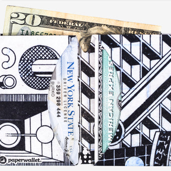 Micro Wallet "Hey, there you are!" - Open Wallet Inside Design