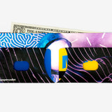 Slim Wallet Fabric of Space - Open Wallet Inside Design
