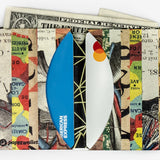 Micro Wallet Clippings - Open Wallet Inside Design