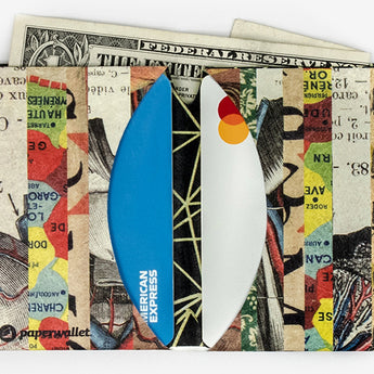 Micro Wallet Clippings - Open Wallet Inside Design