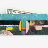 Slim Wallet Lunar Path - Open Wallet Inside Design