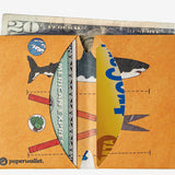 Micro Wallet Sharkwave - Open Wallet Inside Design