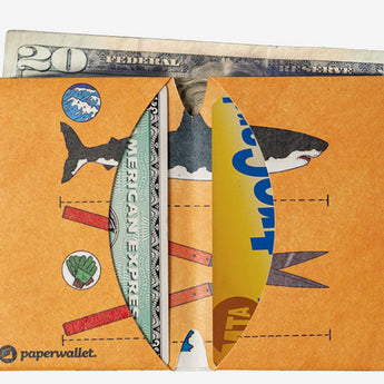 Micro Wallet Sharkwave - Open Wallet Inside Design