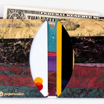Micro Wallet Lunar Path - Open Wallet Inside Design