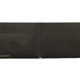 Slim Wallet Black - Open Wallet Inside Design