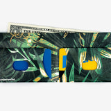 Slim Wallet Botanic - Open Wallet Inside Design