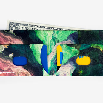 Slim Wallet Effetto Farfalla - Open Wallet Inside Design