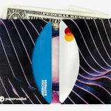Micro Wallet Fabric of Space - Open Wallet Inside Design