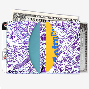 Micro Wallet Deep Dive - Open Wallet Inside Design with cards and cash