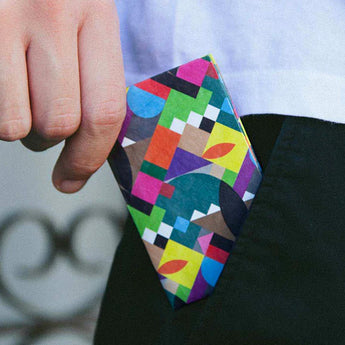 Micro Wallet Brooklyner - Open Wallet Inside Design with cards and cash