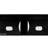 Slim Wallet Black - Open Wallet Inside Design