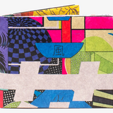 Slim Wallet OVERLAYERS BLOSSOM - Back Design
