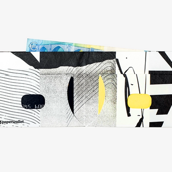 Slim Wallet Paperboi - Open Wallet Inside Design with cards and cash