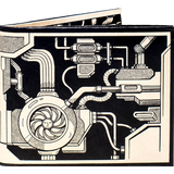 Slim Wallet Hyper Sun - Front Design