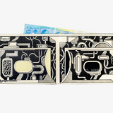 Slim Wallet Hyper Sun - Open Wallet Inside Design with cards and cash