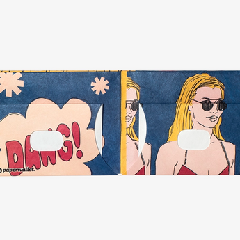 Slim Wallet Bang, Dang - Open Wallet Outside Design