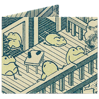 Slim Wallet Frog Hotel - Front Design