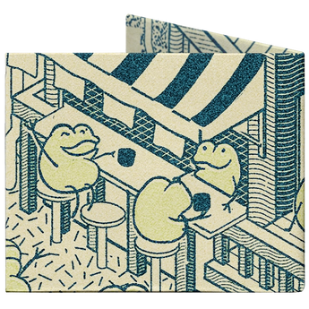 Slim Wallet Frog Hotel - Back Design