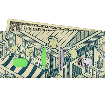 Slim Wallet Frog Hotel - Open Wallet Outside Design