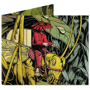 Slim Wallet Bush Cricket - Front Design