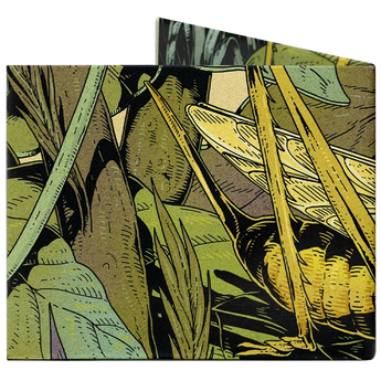 Slim Wallet Bush Cricket - Back Design