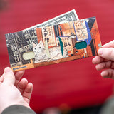 Slim Wallet Fish market in the dawn glow - Lifestyle image