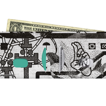 Slim Wallet Catocwakopa - Open Wallet Inside Design with cards and cash