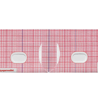 Slim Wallet True Scale - Open Wallet Inside Design
