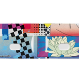 Slim Wallet Bloomscape - Open Wallet Inside Design