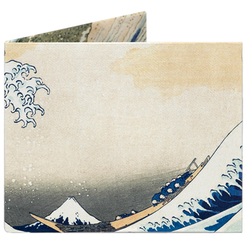Slim Wallet The Great Wave - Back Design