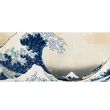 Slim Wallet The Great Wave - Open Wallet Outside Design