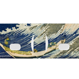 Slim Wallet The Great Wave - Open Wallet Inside Design
