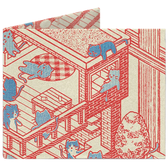 Slim Wallet Cat Bar - Front Design