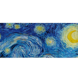 Slim Wallet The Starry Night - Open Wallet Outside Design