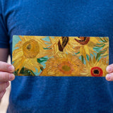 Slim Wallet Sunflowers - Lifestyle image