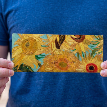 Slim Wallet Sunflowers - Lifestyle image
