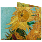 Slim Wallet Sunflowers - Back Design