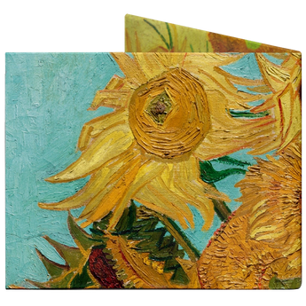 Slim Wallet Sunflowers - Back Design