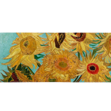 Slim Wallet Sunflowers - Open Wallet Outside Design