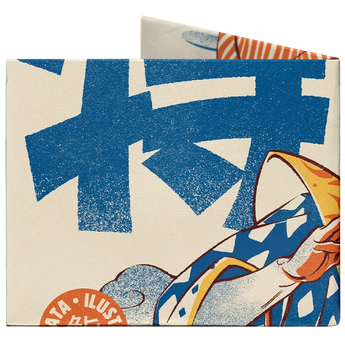 Slim Wallet Toku Samurai - Back Design