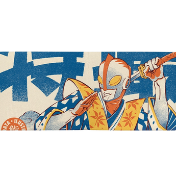Slim Wallet Toku Samurai - Open Wallet Outside Design