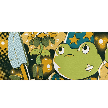 Slim Wallet The Magic Frog - Open Wallet Outside Design