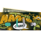 Slim Wallet The Magic Frog - Open Wallet Inside Design with cards and cash