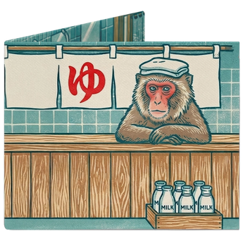 Slim Wallet Monkey Business - Front Design