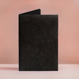 Micro Wallet Jet Black - Open Wallet Inside Design